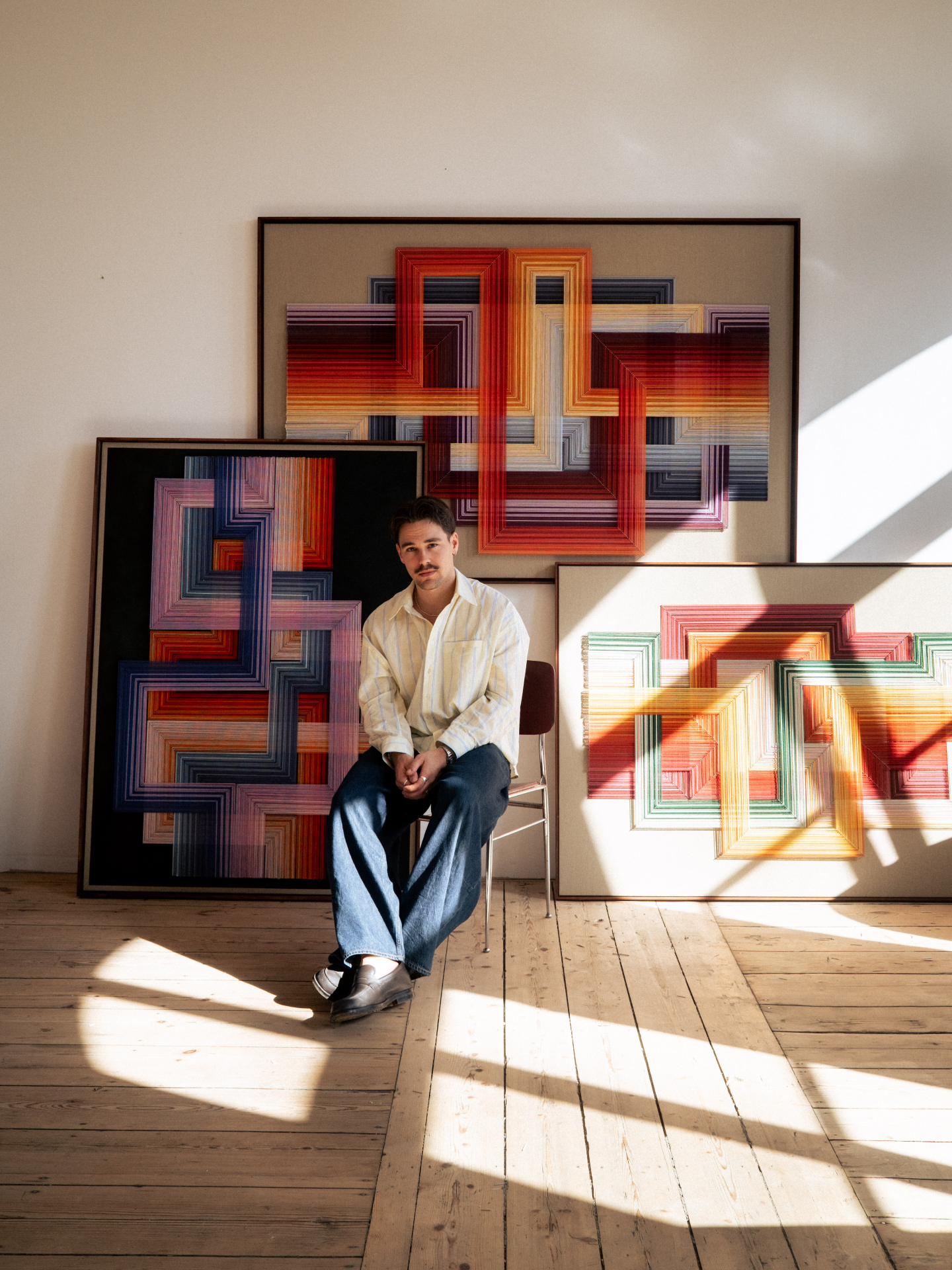 Valentin Elias Renner in his Hamburg studio